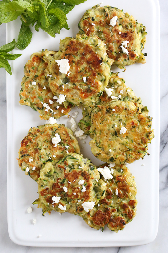 Zucchini and Feta Fritters